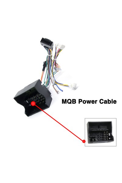 Choice1 Only cable For VW Android Car Audio Player 16pin Power Cable Adapter ...
