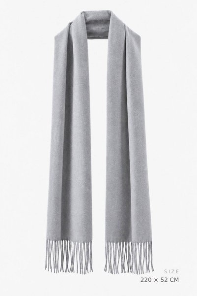 nisaNCa Soft Feel Women's Scarf – Soft Textured Wide Oversized Tassel Shoulder Shawl
