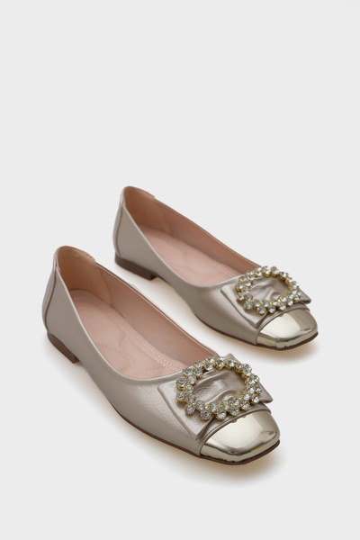 Capone Outfitters Adriana 058 Kadın Taşlı Babet