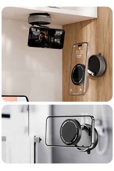 Musal K10A Vakum Özellikli Magnetik Magsafe Telefon Tutucu Şarj Gerektirmeyen...