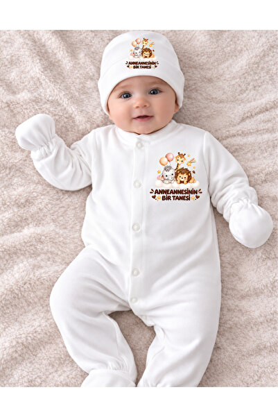 lupi Grandmother Written Baby Romper 100% Cotton for Girls and Boys Cotton