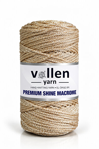 vollen yarn خيط مكرامية لامع 100 جرام 150 متر بلمعة فاخرة – خيط بوليستر للحقا...