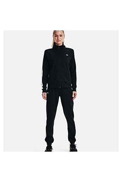 Under Armour Tricot Tracksuit Siyah Kadın Eşofman Takımı 1365147-001