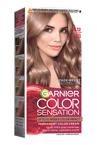 Garnier Vopsea de par permanenta cu amoniac Garnier Color Sensation 8.12 Blon...