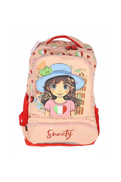PIGNA Geantă de umăr Sweety CL I-IV cu 3 fermoare