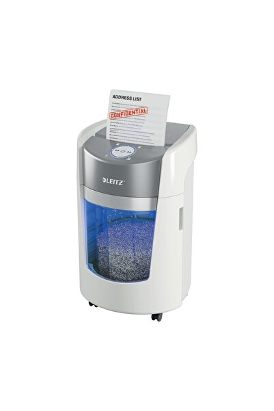 Leitz Manual Paper Shredder Doc IQ Optimax 350 Micro-Cut 8 Sheets P5