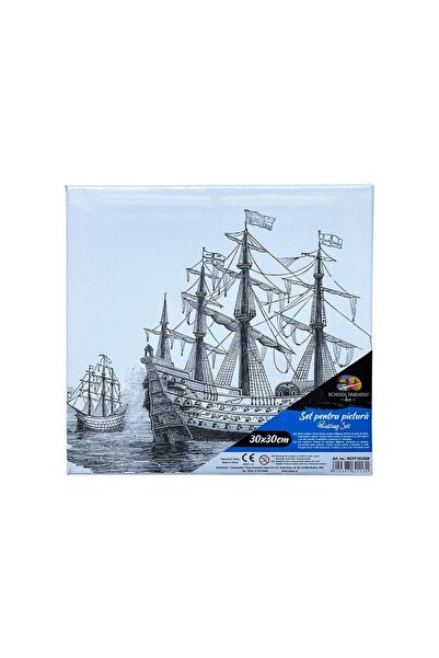 PIGNA Предварително отпечатано платно върху рамка 30*30см Ship SF ART