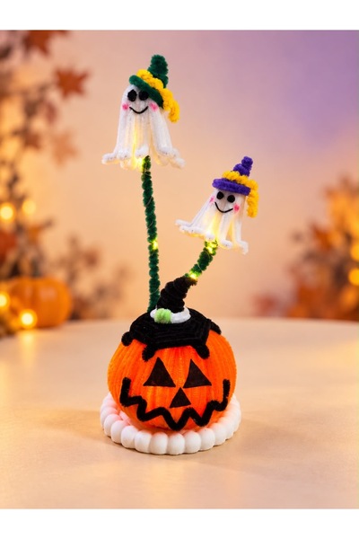 designelfida Halloween Dekoratif LED Masa Lambası – Işıklı Balkabağı ve Hayal...