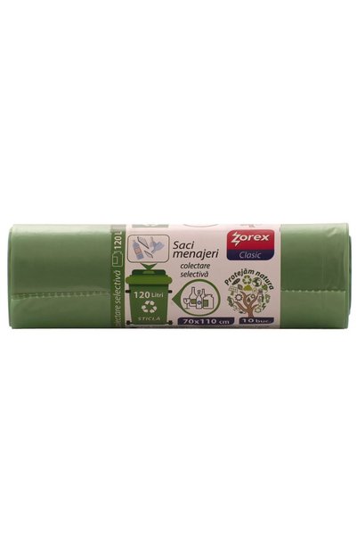 OEM MANAGER BAGS 120L 10/SET GREEN