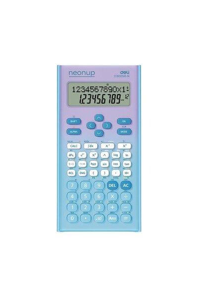 Deli Calculator științific 12 cifre 300F Gradient albastru