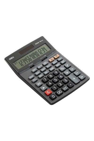 Deli OFFICE CALCULATOR 14DIG METAL 39264