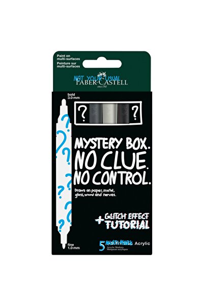 Faber Castell BLISTER 5 MARKERE ACRILICE MULTIMARK SET MYSTERY 1 FABER-CASTELL