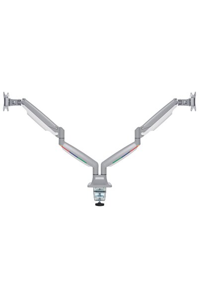 KENSINGTON ONE-TOUCH GRAY MONITOR STAND 2 ARMS