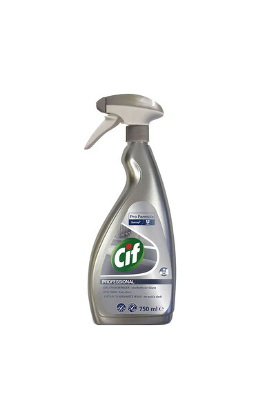 Cif Stainless Steel Detergent 750ml with Spray PRO