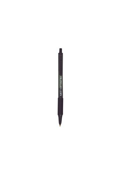 Bic Black Soft Feel Ballpoint Pen with Mechanism
