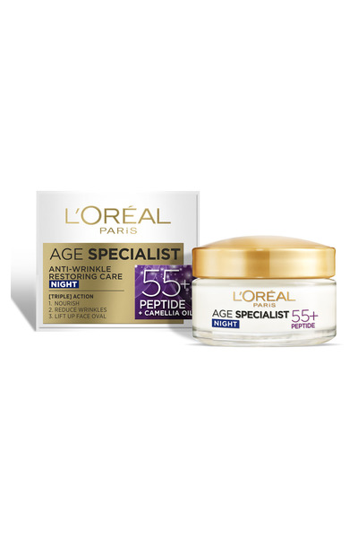 L'Oreal Paris Crema antirid pentru fata L'Oreal Paris Age Specialist 55+ de n...