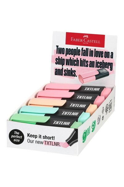 Faber Castell Evidențiator Mini Culori Pastelate Asortate Model A FABER-CASTELL