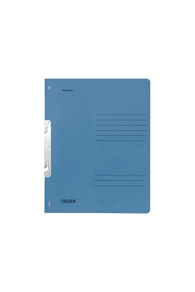 Falken Colored cardboard file with 1/1 fasteners, A4, 250 g/m², blue