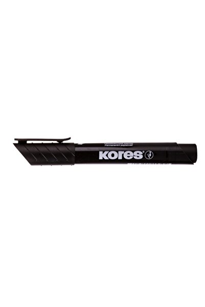kores Marker permanent negru cu vârf rotund de 3mm