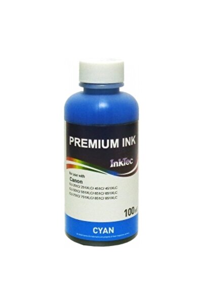 INKTEC Мастило 100МЛ C5051-100MC ЗА CANON CLI-251C/ 251XLC/ 451C/ 451
