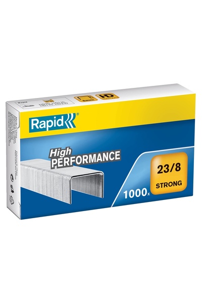 Rapid Телчета 23/8 за 10–40 листа 1000/кутия здрави