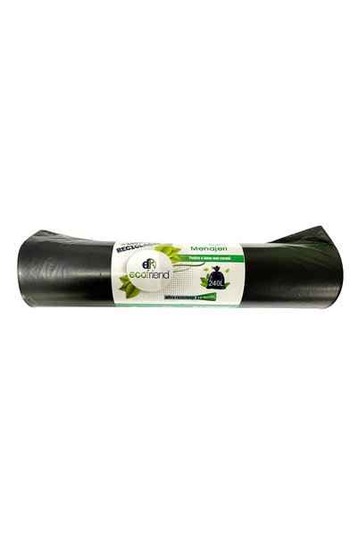 OEM Household bags 240 L (115 x 130) 30 microns 10 pcs/roll LDPE black