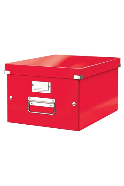 Leitz MEDIUM RED STORAGE BOX CLICK&STORE