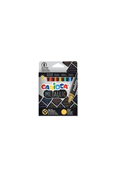carioca Metallic Carioca wax crayons 8/set