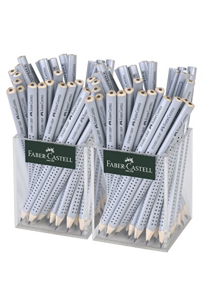 Faber Castell Creion grafit fără radieră Jumbo 2*36 Cutie plastic FABER-CASTELL