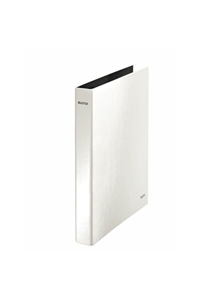 Leitz Mechanical Notebook A4 4 Rings 25mm/40mm White Metallic WOW
