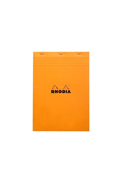 Rhodia Blocnotes A4, capsat, 80 de coli, Nr. 18, De bază, portocaliu