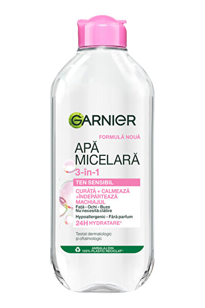 Garnier Apa micelara Garnier Skin Naturals pentru ten sensibil, 400 ml