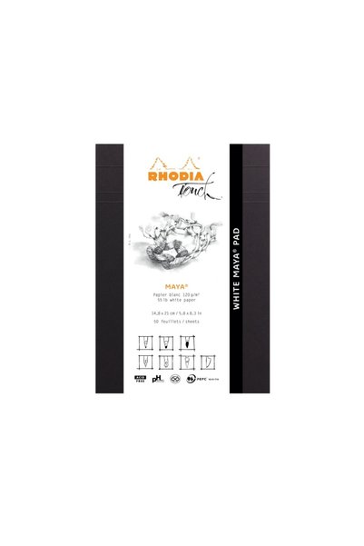 Rhodia Λευκό Πάντ Μάγια Α5 με Διάταξη Αφής