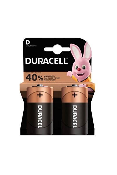 Duracell Baterie alcalină R20 (D) 2 buc/set