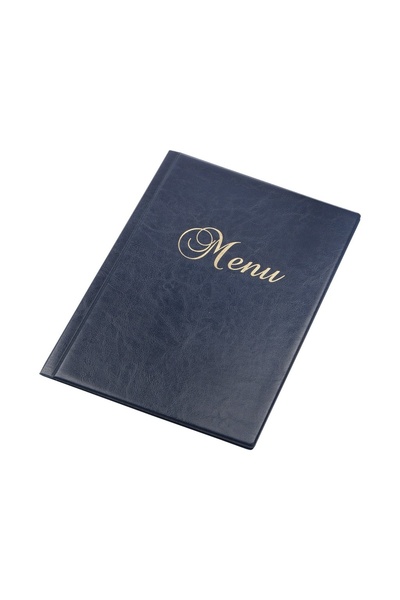 Panta Plast Menu Folder A4 Navy Blue