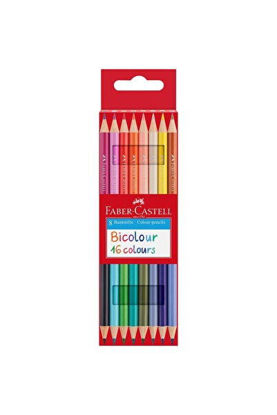 Faber Castell Двуцветни цветни моливи 8*2 ФАБЕР-КАСТЕЛ
