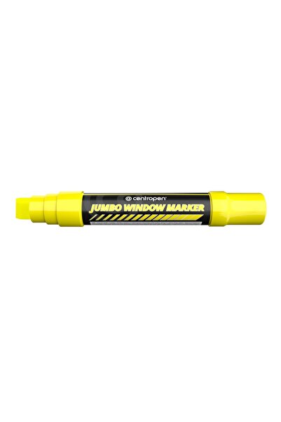 CENTROPEN Marker cu cretă lichidă galbenă Jumbo 2-15mm 9120
