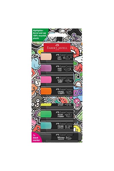 Faber Castell FABER-CASTELL GRAFFITI CUTOUT SET DE 8 MARKERE ÎN CUTIE DE CARTON