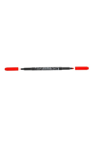CENTROPEN Marker roșu cu vârf dublu 0.6/2.5mm 3616
