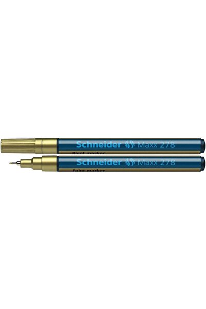 SCHNEIDER Maxx 278 Paint Marker, 0.8 mm - Gold
