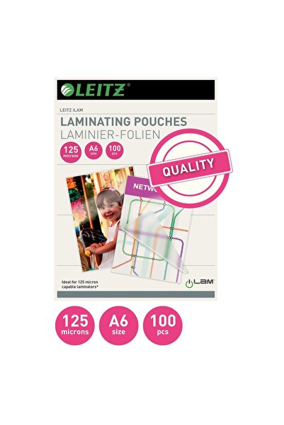 Leitz A6 SHEET 125 MICRONS 100/TOP