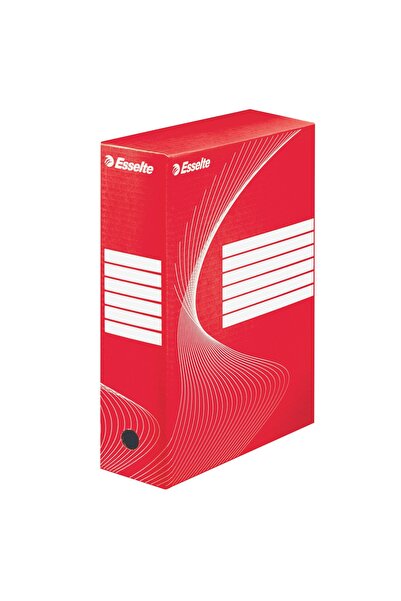 Esselte ARCHIVE BOX 10CM RED