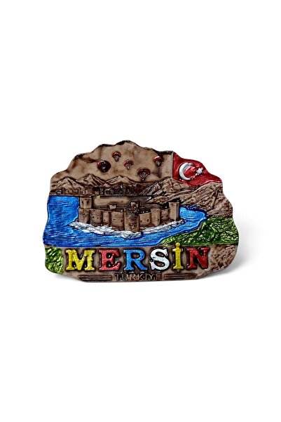 Genel Markalar Mersin magneti polyester kabartma hediyelik magnet