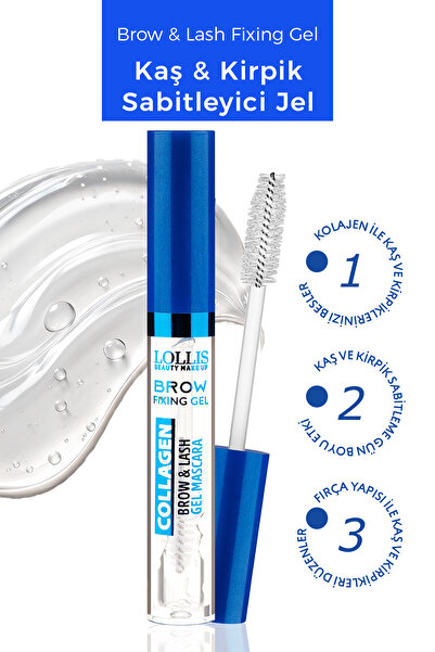 Lollis Brow & Lash Collagen Gel Mascara / Kolajen Kaş & Kirpik Jel Maskara / ...