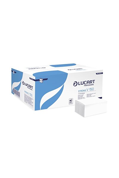 Lucart Prosoape de hârtie, Strong V 150, 20 pachete/cutie, 863060