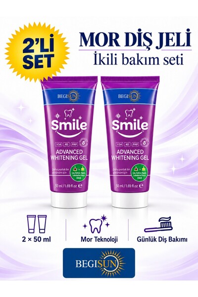 Smile Advanced Diş Beyazlatma Jeli 2'li Set 50 ml + 50 ml