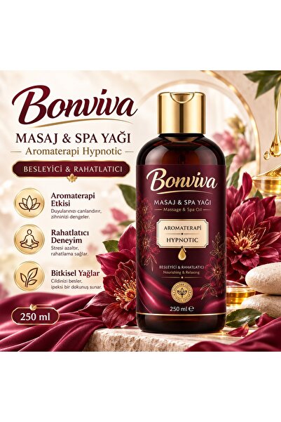 BONVİVA Hypnotic Kokulu Spa ve Masaj Yağı 250 ml