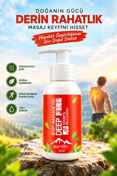Metas Mark Deep Body Gel 100 ml - A.ğrı Giderici, Spor Sonrası Bakım, Ferahla...