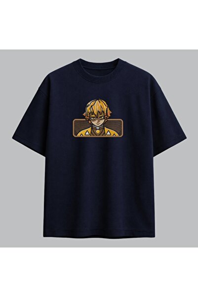 KEYFHOME Zenitsu Agatsuma Chibi Demon Slayer Anime Embroidered T-Shirt Unisex...