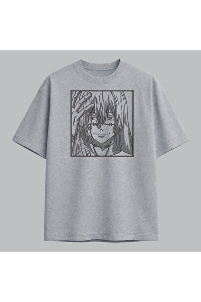 KEYFHOME Mahito Jujutsu Kaisen Anime Tricou brodat unisex 100% bumbac